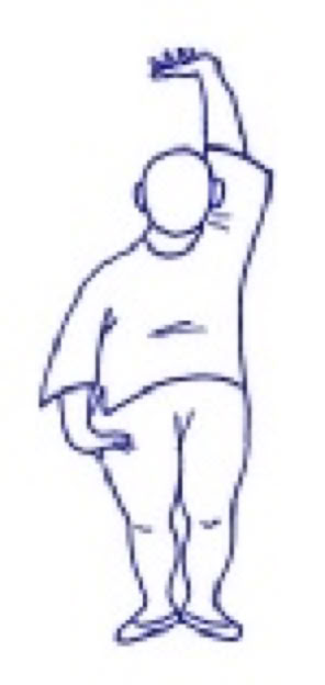 Hachidankin symmetric 4 Left Separating Heaven and Earth.