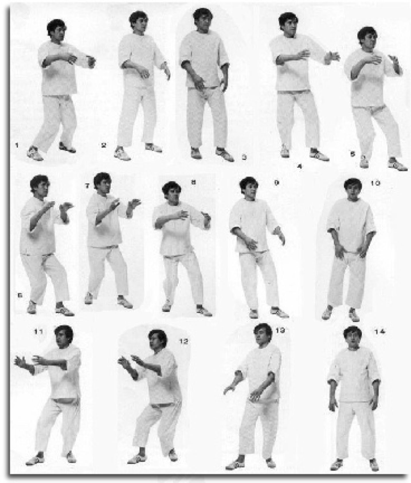 Akio Sawai doing Taikiken Yuri (swaying.)